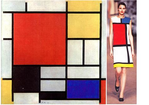 piet mondrian e yves saint laurent|tableau saint laurent.